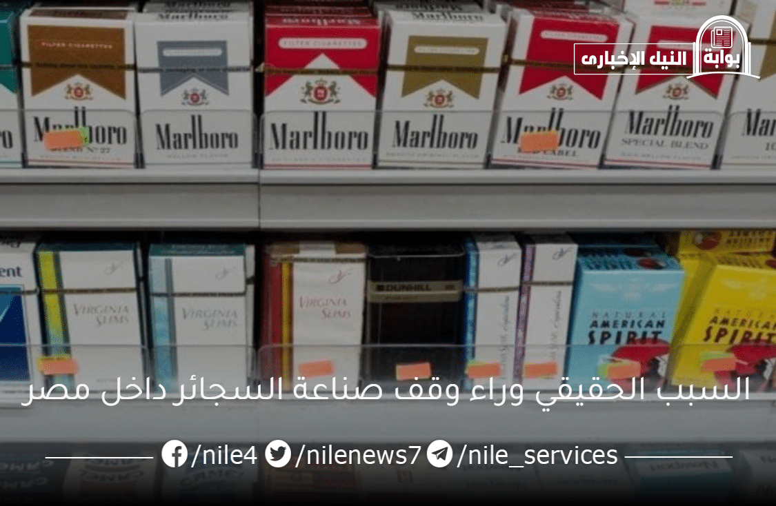 السبب الحقيقي وراء وقف صناعة السجائر داخل مصر وحقيقة ارتفاع أسعارها مرة ثانية